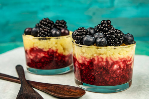 Chia-Gelee-mit-Milchreis