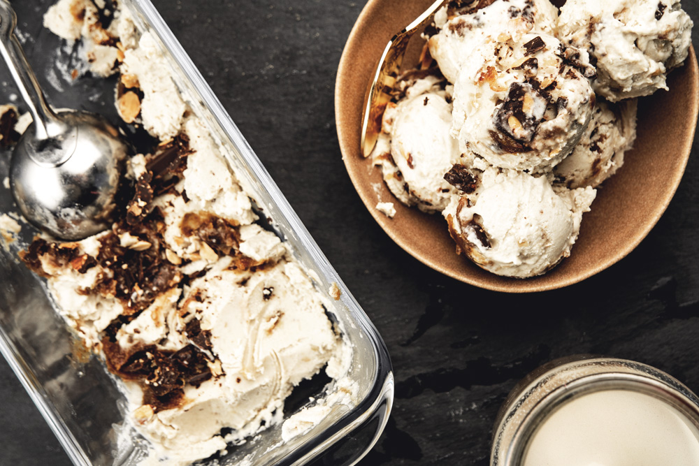 Vanille-Karamell-Eis