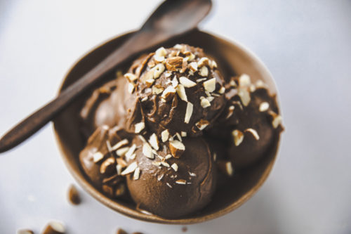vegane mousse au chocolat