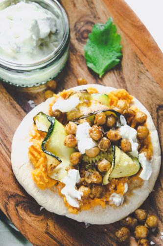 belegte pita brote vegan