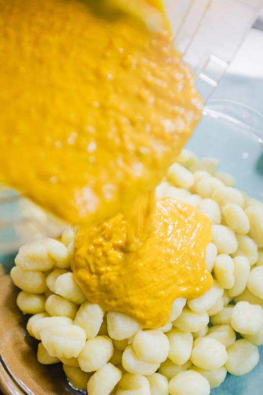 Vegane Kürbis Käse Sauce