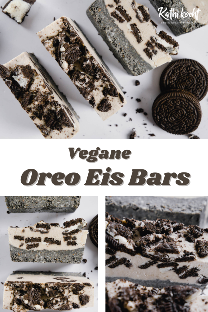 oreo eis kuchen mit aktivkohle vegan